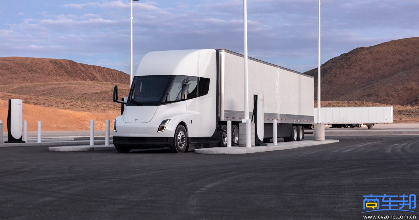 商车邦-美国环保署亮绿灯,特斯拉 semi 电动半挂卡车正式获准交付